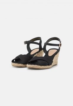 Anna Field Sandalias De Cuña - Black, Mujer -Anna Field Moda d8fa1b5328644e74bb62aa03513074fd
