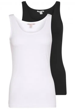 Anna Field 2 PACK - Top - Black/white, Mujer