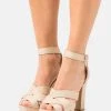 Anna Field Sandalias De Tacón - Beige, Mujer