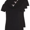 Anna Field 3 PACK - Camiseta Básica - Black, Mujer -Anna Field Moda dfcc66bf654d4acd8845f376f011f0c5