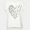 Anna Field MANDALA BIRD HEART TEE - Camiseta Estampada - White, Mujer