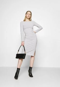 Anna Field Vestido De Tubo - Mottled Light Grey, Mujer -Anna Field Moda e0beb07c6e61443a8772161793db6a42