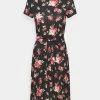 Anna Field Vestido Ligero - Black/red, Mujer