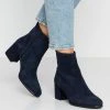 Anna Field LEATHER BOOTIES - Botines - Dark Blue, Mujer -Anna Field Moda e191333d37414872a3a74c83ff951272