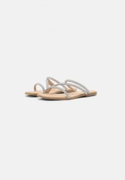 Anna Field LEATHER - Sandalias Planas - Silver, Mujer 12 Anna Field LEATHER - Sandalias Planas - Silver, Mujer -Anna Field Moda e4361bb0d85e4a4aaf0e45740a0e5933