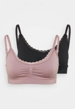 Anna Field 2 PACK - Top - Black/pink, Mujer -Anna Field Moda e5b14bc59bbb41e59aaa7af44f5261ee