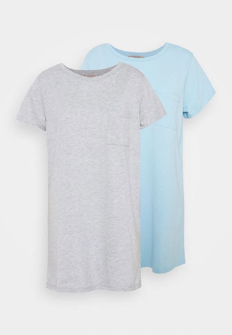 Anna Field 2 PACK - Camisón - Dark Grey/dark Blue, Mujer 3 Anna Field 2 PACK - Camisón - Dark Grey/dark Blue, Mujer