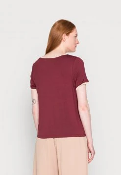 Anna Field Camiseta Básica - Dark Red, Mujer -Anna Field Moda e76bc97ead344327a2d6f0a5a97e2ad3