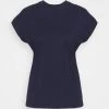 Anna Field Camiseta Básica - Dark Blue, Mujer