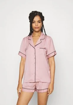Anna Field AMANDA SHORT SLEEVE PJ SET - Pijama - Pink, Mujer