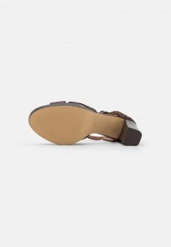 Anna Field LEATHER - Sandalias De Tacón - Brown, Mujer -Anna Field Moda e8c13a535c7849ff9f653afa9f09b3b8