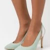 Anna Field LEATHER - Zapatos Altos - Mint/silver, Mujer