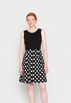 Anna Field Vestido Ligero - Black/white, Mujer