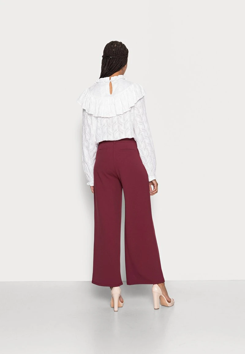 Anna Field Flared Leg Business Trousers - Pantalones - Dark Red, Mujer 5 Anna Field Flared Leg Business Trousers - Pantalones - Dark Red, Mujer - Imagen 3