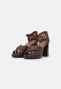 Anna Field LEATHER - Sandalias De Tacón - Brown, Mujer -Anna Field Moda eaf94bf8470e41f5aacae2799e1bbaf6