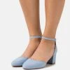 Anna Field Tacones - Light Blue, Mujer