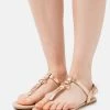 Anna Field Sandalias De Dedo - Rose Gold, Mujer