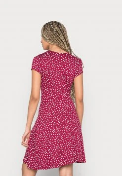 Anna Field Vestido Ligero - Dark Red/white, Mujer -Anna Field Moda ebb0970efe98405eb69982a60d3d2435