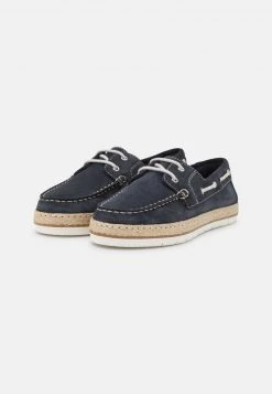 Anna Field LEATHER - Zapatos Con Cordones - Dark Blue, Mujer -Anna Field Moda ec128ce043fc42019ba8c62f609849a0