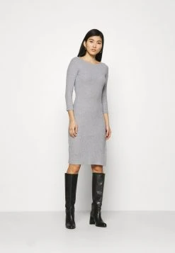 Anna Field Moda 14 Anna Field Vestido De Punto - Mottled Grey, Mujer