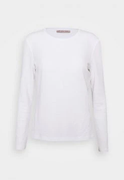 Anna Field WAFFLE PIQUÉ - Camiseta De Manga Larga - White, Mujer -Anna Field Moda eda6c5c1ff4f4d0fac9f089c8c541559