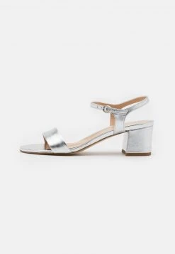 Anna Field LEATHER - Sandalias - Silver, Mujer -Anna Field Moda edd37923e4694c3b8df6a4feabf89c13