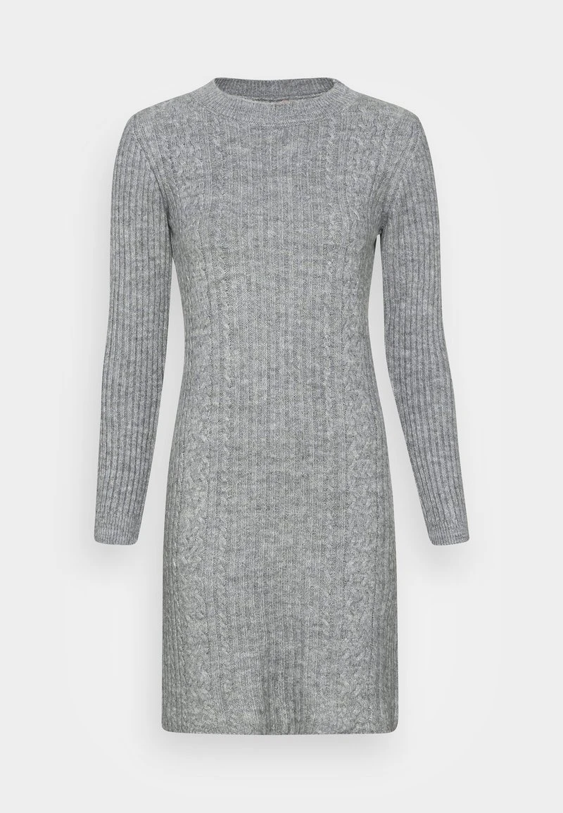 Anna Field Vestido De Punto - Mottled Light Grey, Mujer 6 Anna Field Vestido De Punto - Mottled Light Grey, Mujer - Imagen 4
