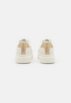 Anna Field LEATHER - Zapatillas - White/gold, Mujer -Anna Field Moda eff34625336749c6ae063c99e9613734