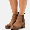 Anna Field LEATHER - Botines Bajos - Brown, Mujer -Anna Field Moda f001cb0f6fab461ab721f08dcf21c147