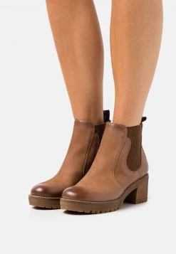Anna Field LEATHER - Botines Bajos - Brown, Mujer