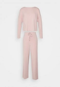 Anna Field WIDE LEG JERSEY SET - Pijama - Pink, Mujer -Anna Field Moda f10576af818d4115bf853d1ca5d7c357