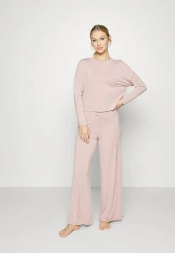 Anna Field WIDE LEG JERSEY SET - Pijama - Pink, Mujer