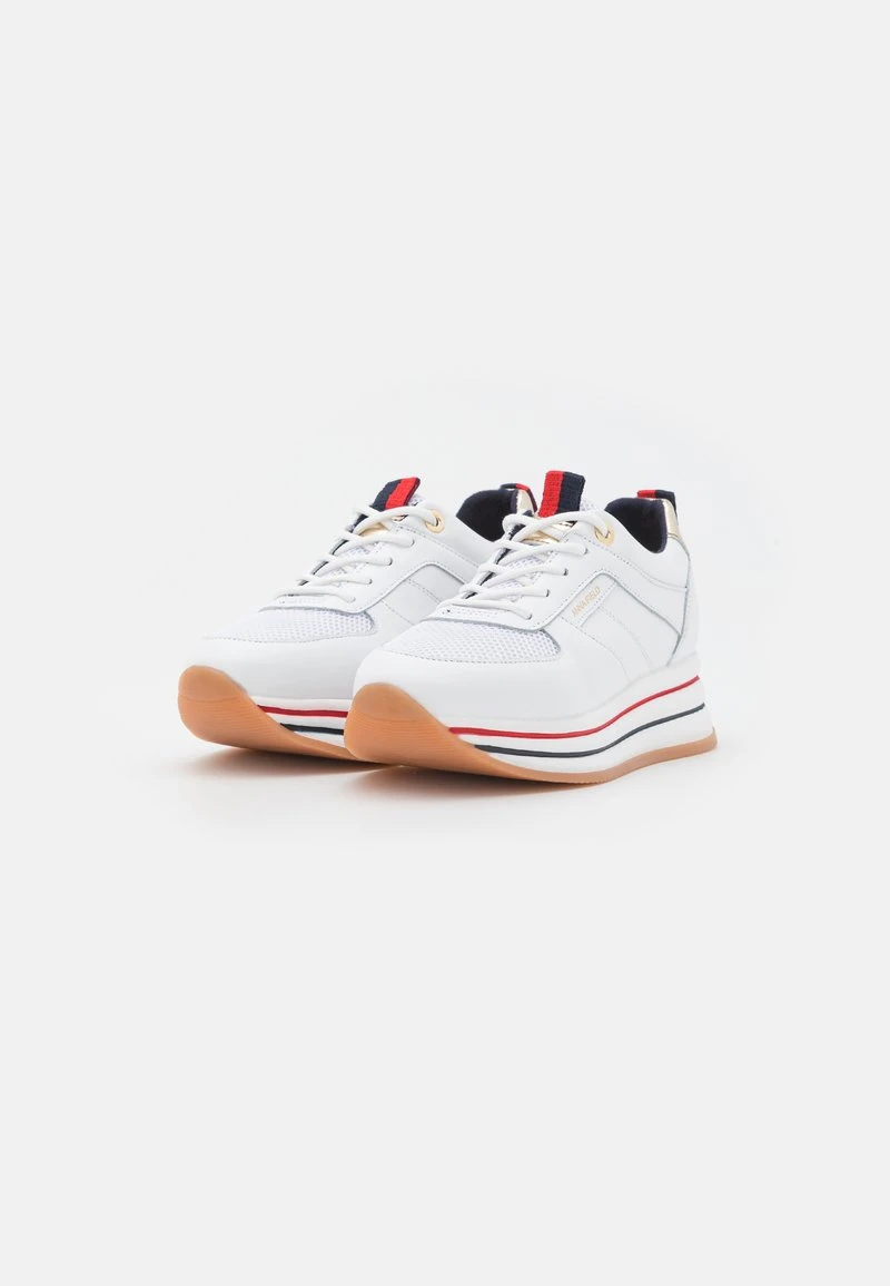 Anna Field LEATHER - Zapatillas - White/gold, Mujer 5 Anna Field LEATHER - Zapatillas - White/gold, Mujer - Imagen 3