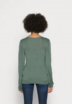 Anna Field OPEN V NECK JUMPER - Jersey De Punto - Green, Mujer -Anna Field Moda f3e3af20323746c8999261635e0259ea