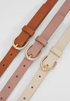 Anna Field 3 PACK - Cinturón - Cognac/rose/beige, Mujer -Anna Field Moda f3e754a07fbf4cea9f5d557857d4c475