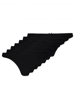 Anna Field GEORGINA 7 PACK THONG - COTTON - Tanga - Black, Mujer -Anna Field Moda f4a03eb0f97e4d0bae7ffb7baa9a019c