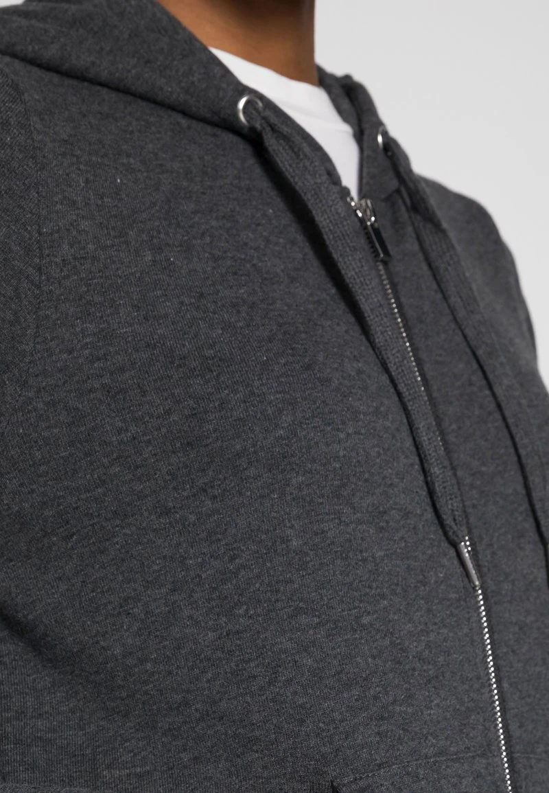 Anna Field SLIM FIT SWEAT JACKET - Sudadera Con Cremallera - Mottled Dark Grey, Mujer 7 Anna Field SLIM FIT SWEAT JACKET - Sudadera Con Cremallera - Mottled Dark Grey, Mujer - Imagen 5