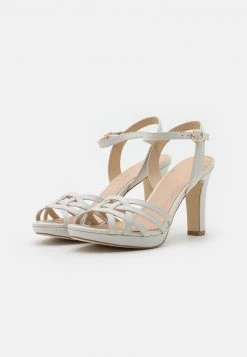 Anna Field LEATHER - Sandalias De Tacón - White, Mujer -Anna Field Moda f622092baac54172b2f44efccda78496