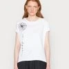 Anna Field Camiseta Estampada - White, Mujer