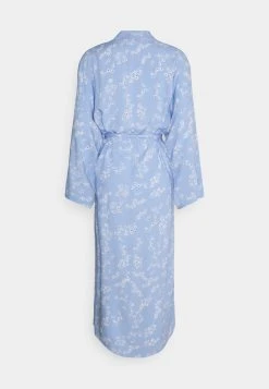 Anna Field LISHA LONG PRINTED ROBE - Albornoz - Blue Denim, Mujer -Anna Field Moda f8b5279e0032460d918c15074764a3d0