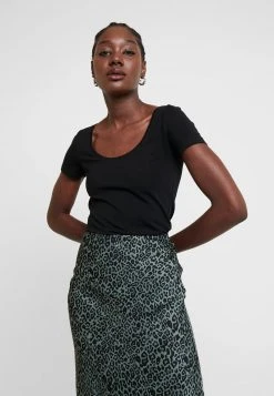 Anna Field 2 PACK - Camiseta Básica - Black, Mujer -Anna Field Moda f8f858ed20b24789b8019797588fb528