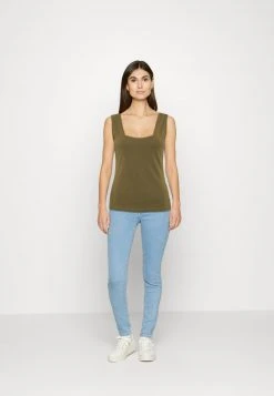 Anna Field Top - Khaki, Mujer -Anna Field Moda fa4ff08b66ef4eb78eab34b74f26ed06