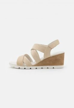 Anna Field LEATHER - Sandalias De Cuña - Beige, Mujer -Anna Field Moda fa580f75b94f41a1bd4cbedb9c071061