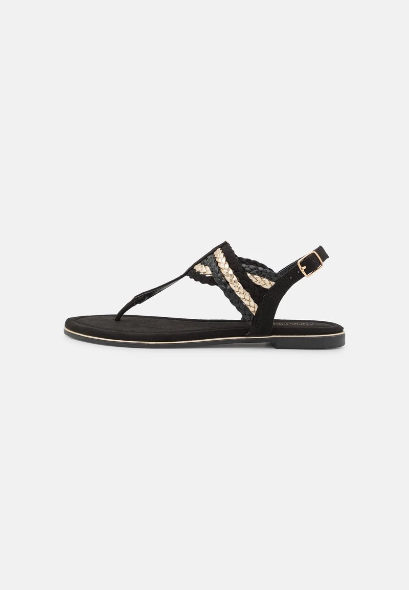 Anna Field Sandalias De Dedo - Black/gold, Mujer 4 Anna Field Sandalias De Dedo - Black/gold, Mujer - Imagen 2