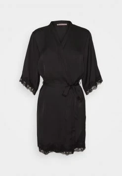 Anna Field ARIANA SATIN KIMONO - Albornoz - Black, Mujer -Anna Field Moda ff5afd86270146b4b878da6c27ee8218